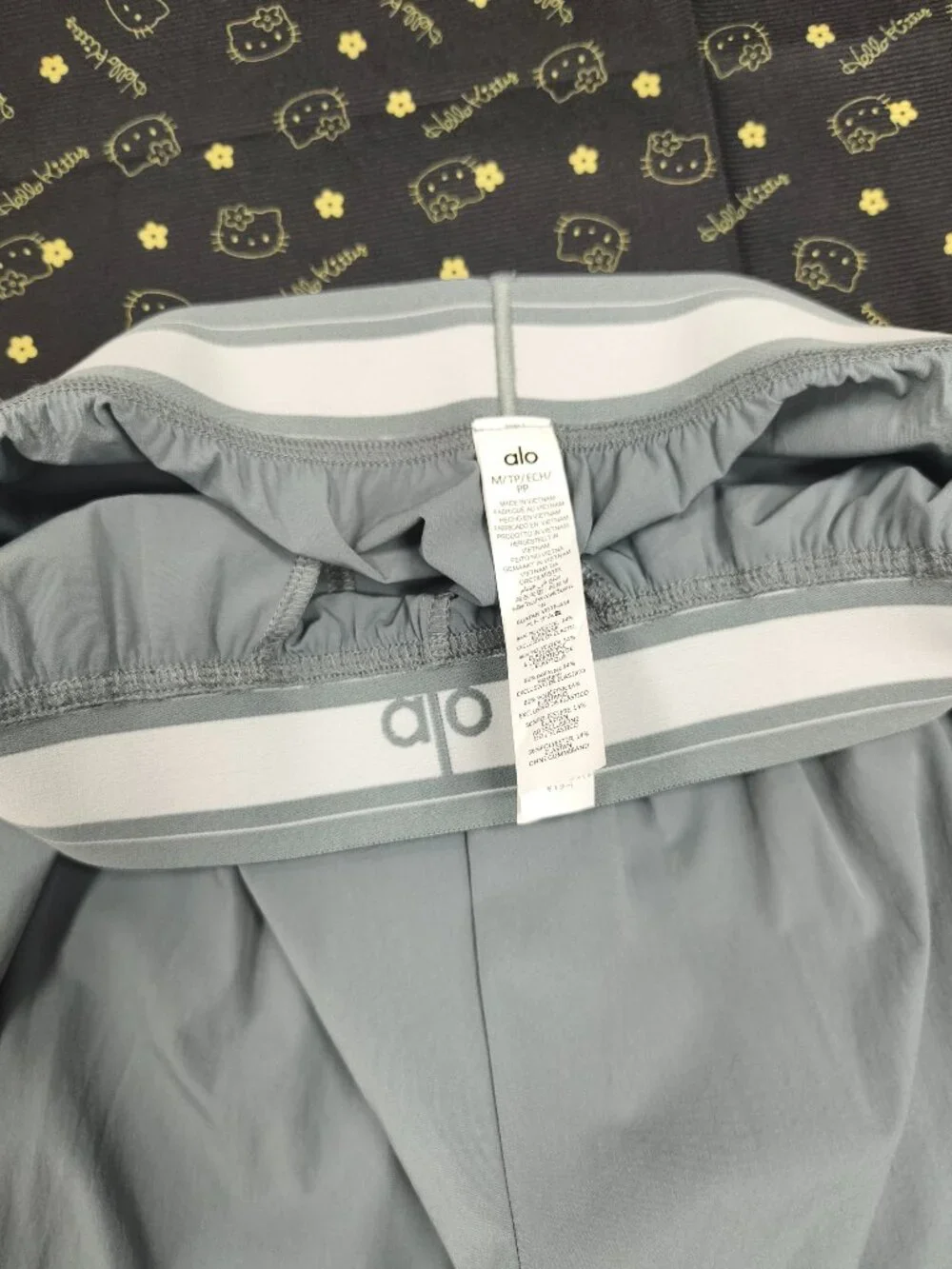 ALO Yoga Regular Steel Grey Straight Leg Trouser Easy Everyday Comfy Pants🕊
